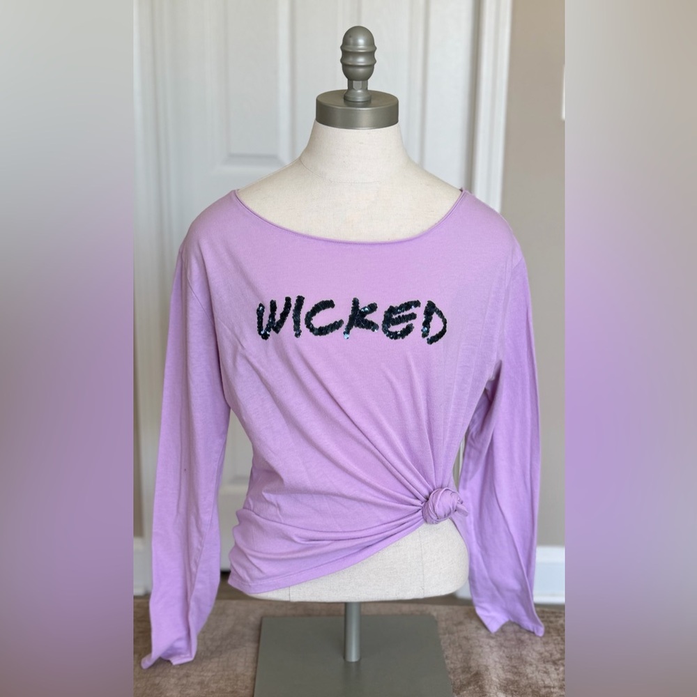 Victoria's Secret Lavender Long-Sleeve 'WICKED' Sequin Top